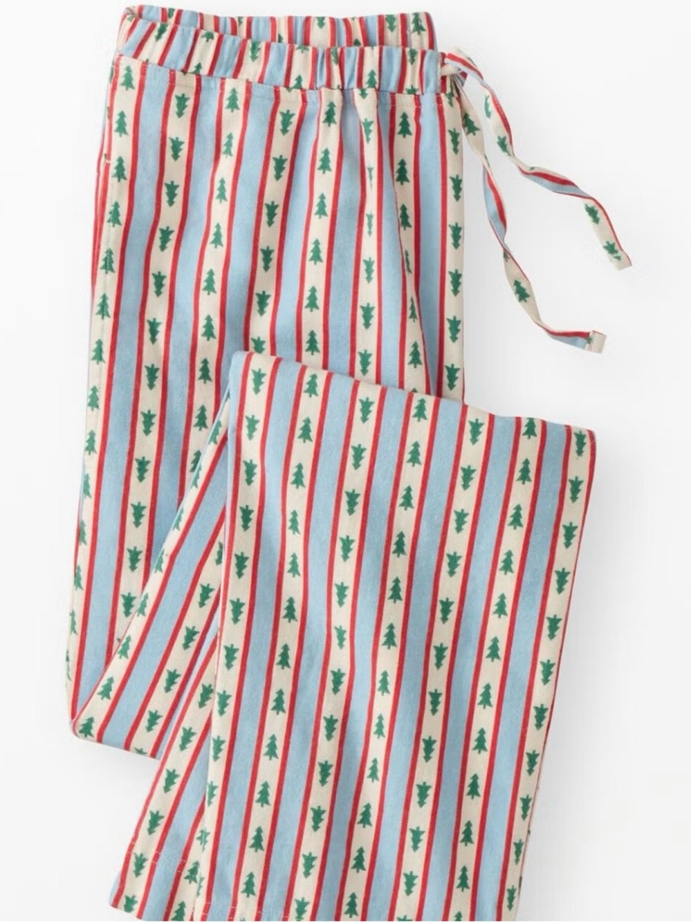 Striped Christmas Tree Pajama Pants